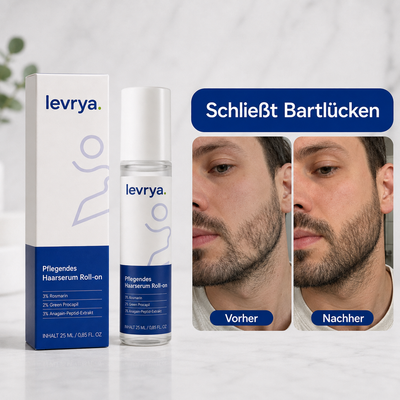 LEVRYA Roll-on Serum für Haar & Bart